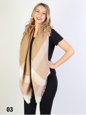 New Design Plaid Blanket Scarf New Design Plaid Blanket Scarf